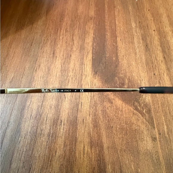 Ray-Ban Gold Frame Brown Gradient Square Sunglasses 1971 Classic - Picture 7 of 12